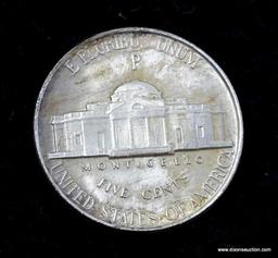 1944D GEM BU JEFFERSON SILVER NICKEL, FULL STEPS