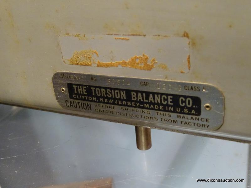 (R2) VINTAGE SCALES; VINTAGE TORSION BALANCE SCALES- 12 IN X 5 IN X 7 IN