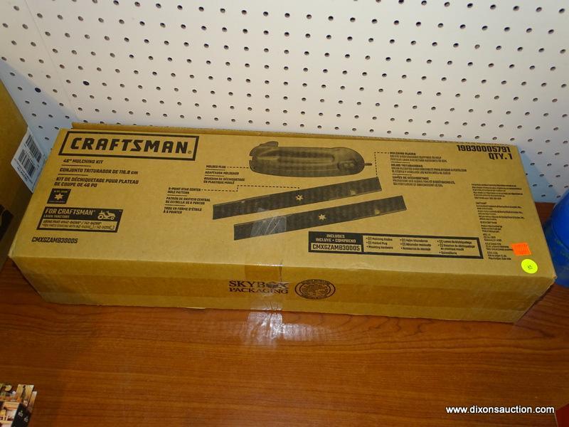 (RWALL) CRAFTSMAN 46" MULCHING KIT; 2-BLADE, TRACTOR OR ZERO TURN RADIUS, 46" MOWER MULCH KIT. COMES