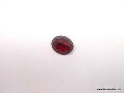 4.7CT OVAL CHECKERBOARD RED GARNET 10MM X 8MM.