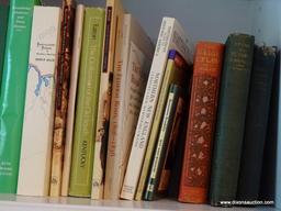 (LIBRARY) SHELF OF MISCELL. HISTORY BOOKS; LOT INCLUDES FOLK HISTORY BOOKS- 3 VOLUMES OF BACKROADS,