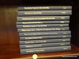 (LIBRARY) CIVIL WAR BOOKS; 10 VIRGINIA CIVIL WAR BATTLES AND LEADERS SERIES BY VIRGINIA AUTHORS-