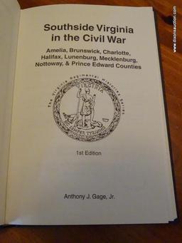(LIBRARY) CIVIL WAR BOOKS; 10 VIRGINIA CIVIL WAR BATTLES AND LEADERS SERIES BY VIRGINIA AUTHORS-