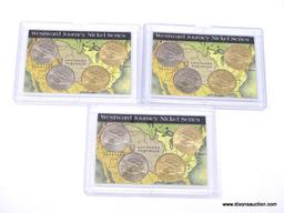 WESTWARD JOURNEY NICKELS SERIES. 3 SETS.