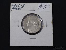 2000-S GEM PROOF JEFFERSON NICKEL.