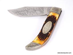 SCHRADE 75TH ANNIVERSARY LIMITED EDITION PRESENTATION FOLDING KNIFE. THIS IS KNIFE NUMBER 3564 OF