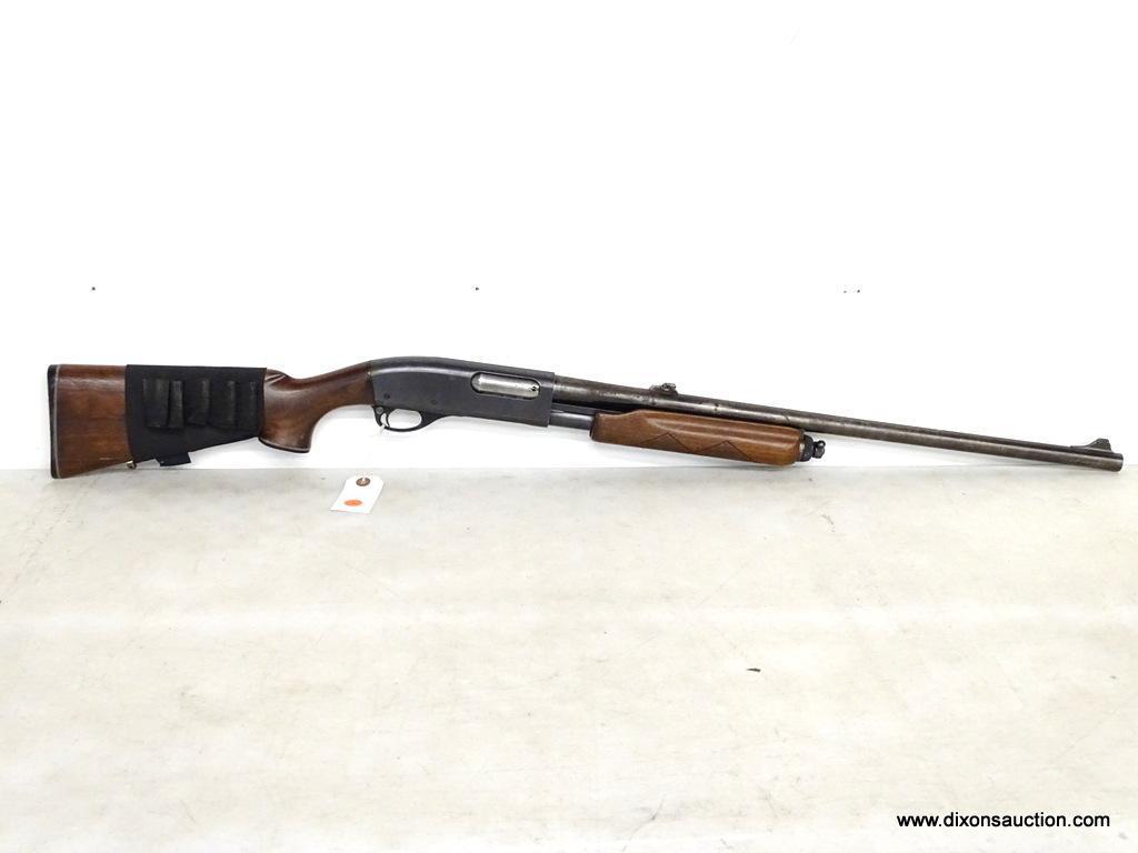 REMINGTON 12 GAUGE PUMP ACTION MODEL 870 WINGMASTER. SERIAL # 402887V. STOCK HAS BEEN REPAIRED.