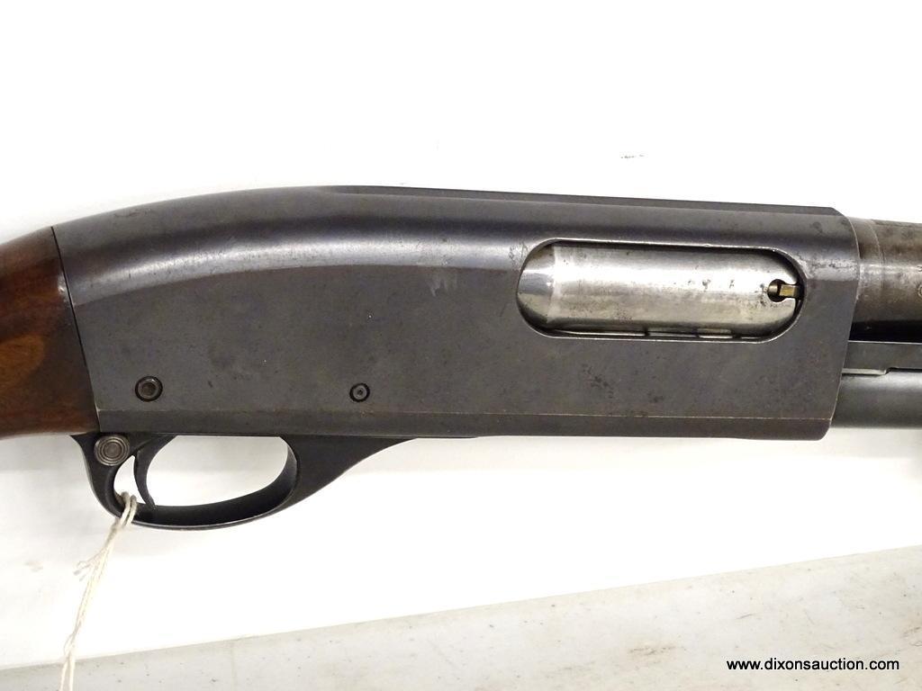 REMINGTON 12 GAUGE PUMP ACTION MODEL 870 WINGMASTER. SERIAL # 402887V. STOCK HAS BEEN REPAIRED.