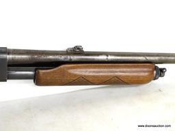 REMINGTON 12 GAUGE PUMP ACTION MODEL 870 WINGMASTER. SERIAL # 402887V. STOCK HAS BEEN REPAIRED.