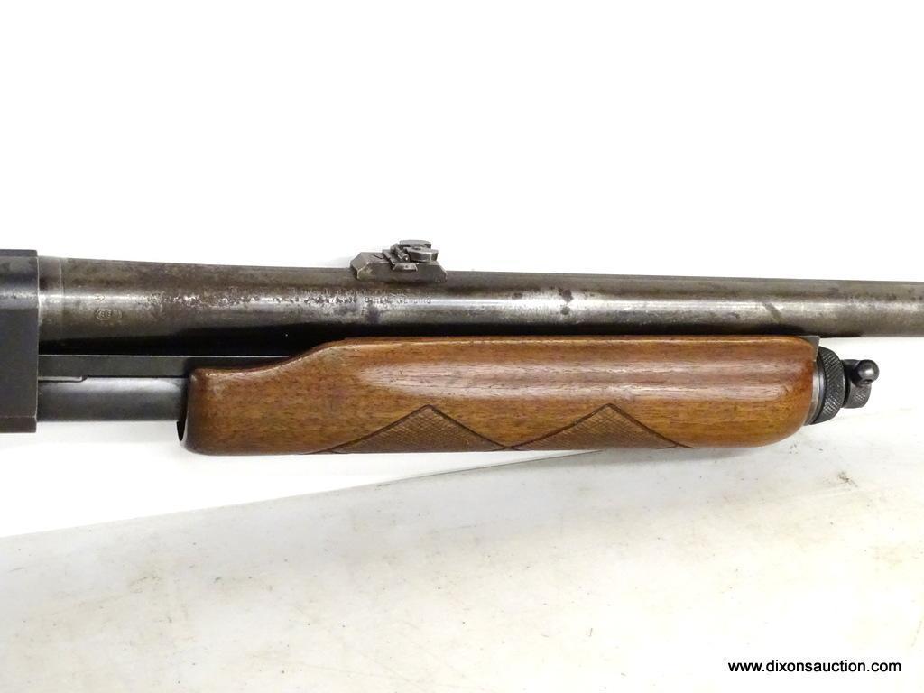 REMINGTON 12 GAUGE PUMP ACTION MODEL 870 WINGMASTER. SERIAL # 402887V. STOCK HAS BEEN REPAIRED.