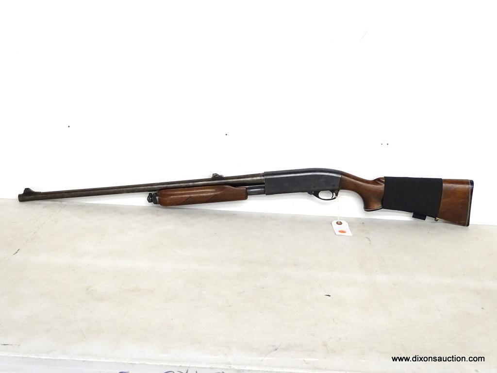 REMINGTON 12 GAUGE PUMP ACTION MODEL 870 WINGMASTER. SERIAL # 402887V. STOCK HAS BEEN REPAIRED.