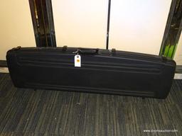 GUN GUARD 47 1/2" BLACK HARD SHELL RIFLE CASE. HAS EGG CRATE FOAM INSIDE. COMES WITH KEYS.