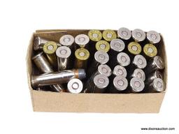 PARTIAL BOX (34) OF MIXED 357 MAGNUM 110 GR JACKETED H.P. AMMO.