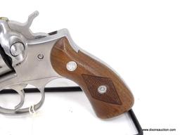 RUGER SPEED SIX .357 MAGNUM CAL SNUB-NOSE REVOLVER. SERIAL # 159-71415. COMES WITH A BLACK LEATHER