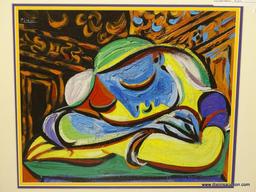 SLEEPING GIRL GICLEE BY PABLO PICASSO. MEASURES 22 3/4" X 25 1/2".