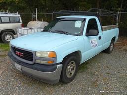 2005 GMC SIERRA PICKUP TRUCK. 279,325 MILES. RACK ON TOP AND 3 HEAVY DUTY STEEL TOOL BOXES IN BACK.