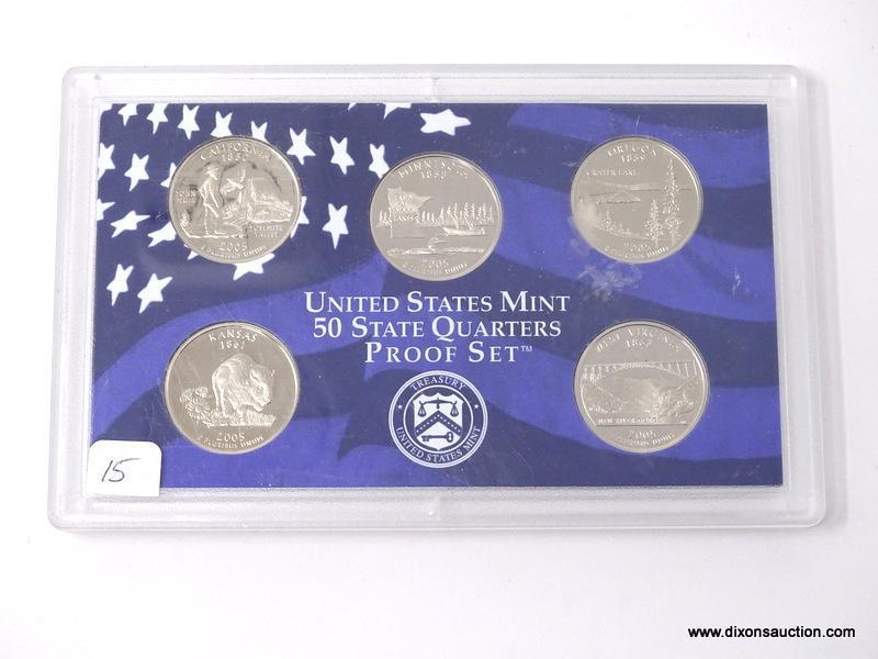 5 PROOF STATE QUARTERS