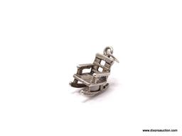 .925 STERLING SILVER LADIES ROCKING CHAIR CHARM