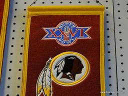 REDSKINS SUPERBOWL CHAMPIONS PROMOTIONAL BANNER; FOR THE YEAR 1992 (SUPER BOWL XXVI). IS IN