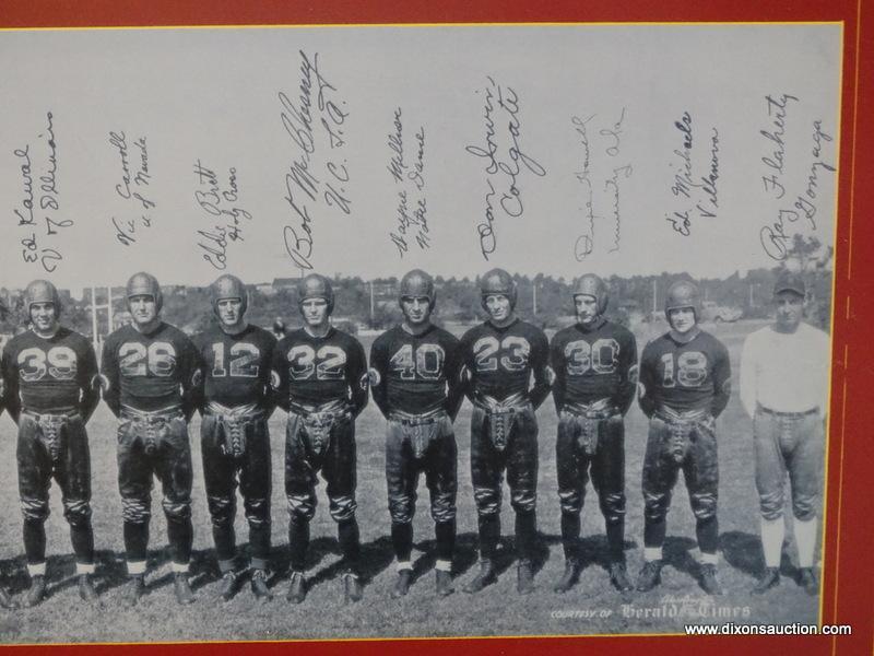 WASHINGTON REDSKINS 1937 WORLD'S CHAMPIONS PHOTOGRAPH PRINT; DISPLAYS THE WHOLE OF THE REDSKINS TEAM