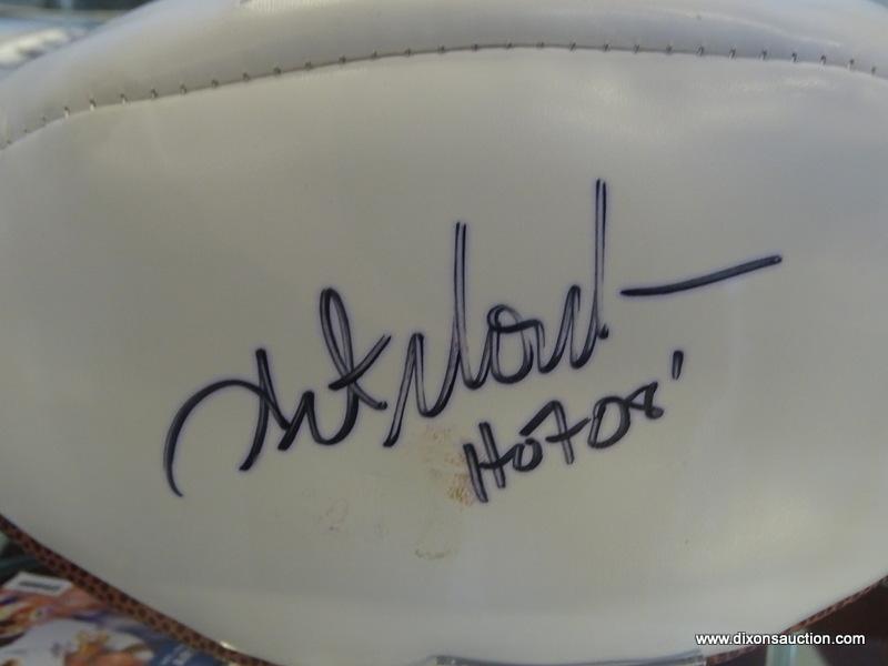 WASHINGTON REDSKINS SIGNED SUPERBOWL PROMOTIONAL FOOTBALL; SIGNED BY ART MONK (NFL HALL OF FAMER).