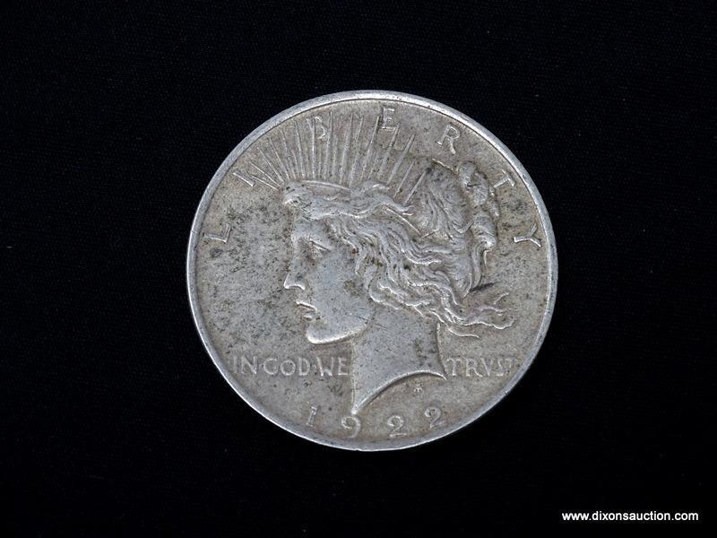 1922 PEACE DOLLAR.