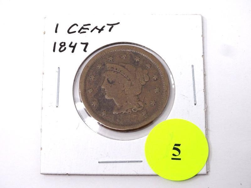 1847 LARGE CENT.