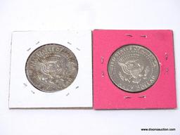 (2) 1972-S GEM PROOF KENNEDY HALF DOLLARS.