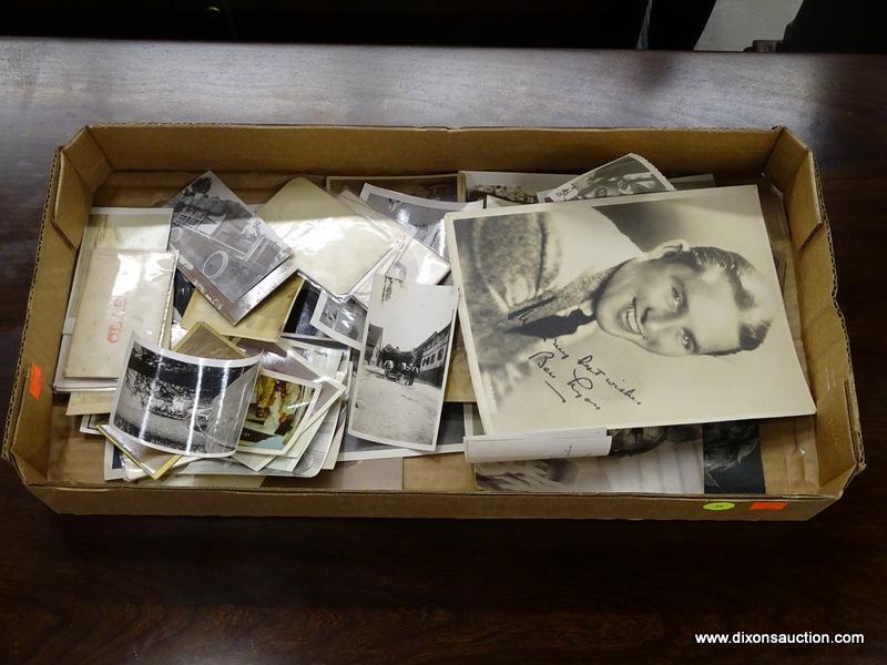 TRAY LOT OF VINTAGE PHOTOGRAPHS