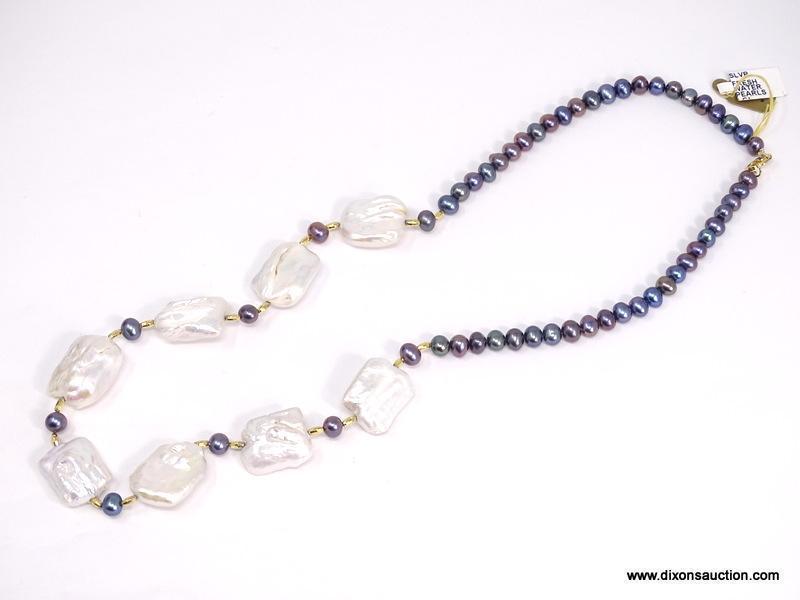 .925 SILVER CLASP PEARL NECKLACE
