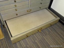 FAUX DRAWER SECRET STORAGE CABINET. BACK SCREWS OFF FOR STORAGE. GREAT FOR STORING VALUABLES SUCH AS