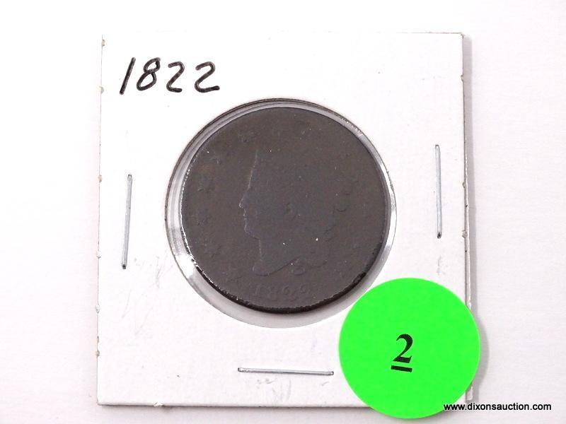 1822 Large Cent