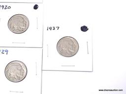 various Buffalo Nickels - Bag of 13 coins