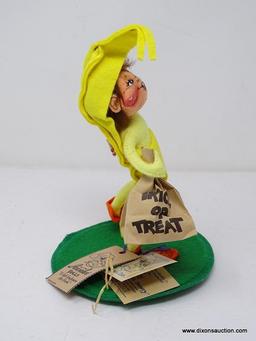 ANNALEE 7" BANANA KID. CODE #306596. VALUED AT $49.95 ON SUECOFFEE.COM. ITEM IS SOLD AS IS WHERE IS