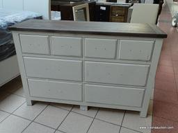 SOLID WOOD 6-DRAWER DRESSER FROM THE SIMONE COLLECTION BY VAUGHAN-BASSETT. FOR RELIABLE, HIGH