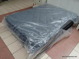 QUEEN SIZE MATTRESS IN PLASTIC. ITEM IS SOLD AS IS WHERE IS WITH NO GUARANTEES OR WARRANTY. NO