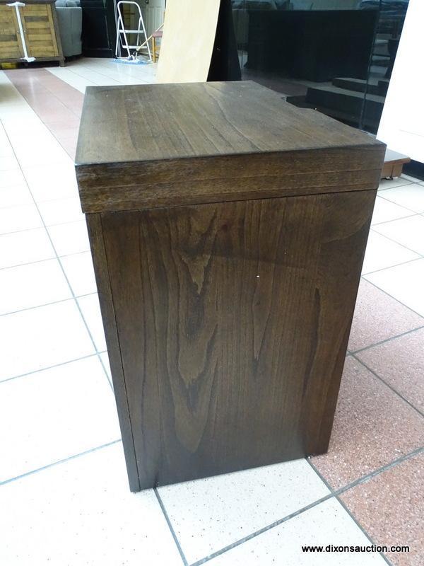 ASPEN HOME MODERN LOFT 2 DRAWER NIGHTSTAND WITH POWER. RETAILS FOR $305 ONLINE. MEASURES 25 IN X 16
