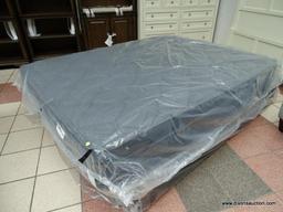 SIGNATURE 12" QUEEN SIZE MATTRESS IN PLASTIC. ITEM IS SOLD AS IS WHERE IS WITH NO GUARANTEES OR