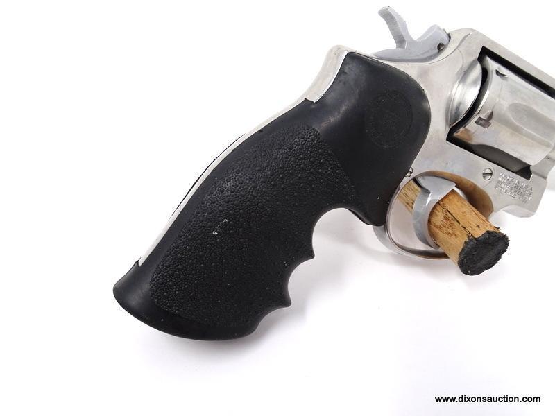 SMITH & WESSON .38 SPECIAL REVOLVER. SERIAL #P5CC-20. COMES WITH BLACKHAWK HOLSTER.