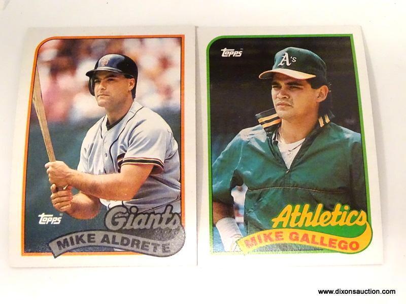 OFFICAL 1989 COMPLETE SET OF TOPPS BASEBALL CARDS,792 CARDS INCLUDES PLAYERS SUCH AS JOSE CANSECO,