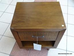 BRAND NEW RETRO WOOD NIGHTSTAND. ALWAYS ON THEIR SIDE, NIGHTSTANDS ARE EVERY BEDS BEST FRIEND. FOR