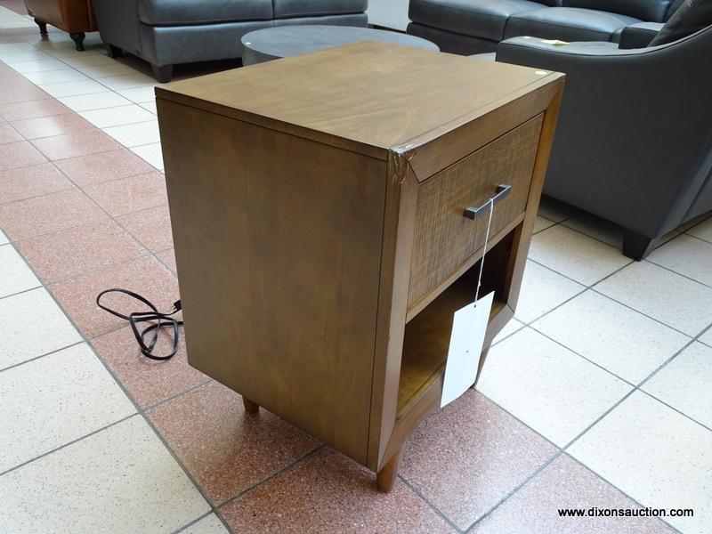 BRAND NEW RETRO WOOD NIGHTSTAND. ALWAYS ON THEIR SIDE, NIGHTSTANDS ARE EVERY BEDS BEST FRIEND. FOR