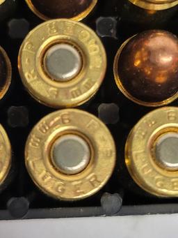 LOT OF 39 9MM LUGER CARTRIDGES. ITEM IS SOLD AS IS WHERE IS WITH NO GUARANTEES OR WARRANTY, NO