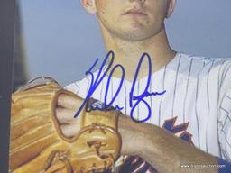 FRAMED NOLAN RYAN "ALL TIME STRIKEOUT KING" HALL OF FAME (1999) SIGNED PHOTOGRAPH WITH COA. MEASURES