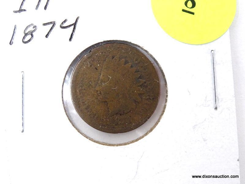 1874 Indian Head Cent