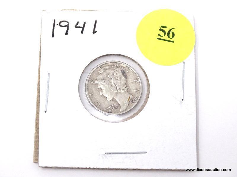 1941 Dime - Mercury - split bands