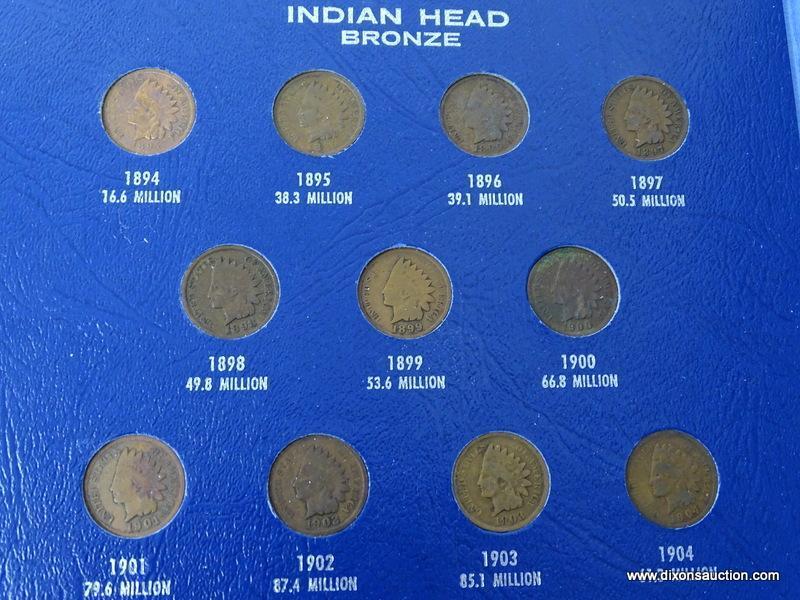 Indian Head Cent Coin Collection (46 coins) - Various Dates.