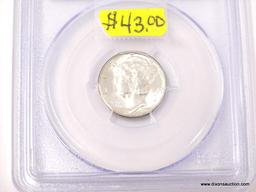 1944 MERCURY DIME - MS 65 - GRADED BY PCGS #5050.65/28521672.