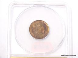 1909 LINCOLN WHEAT PENNY - MS 63 RB - GRADED BY ANACS #4729732.