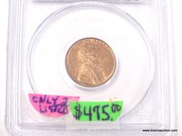 1910-S LINCOLN WHEAT PENNY - MS 64 RD - GRADED BY PCGS #2440.64/21559767.